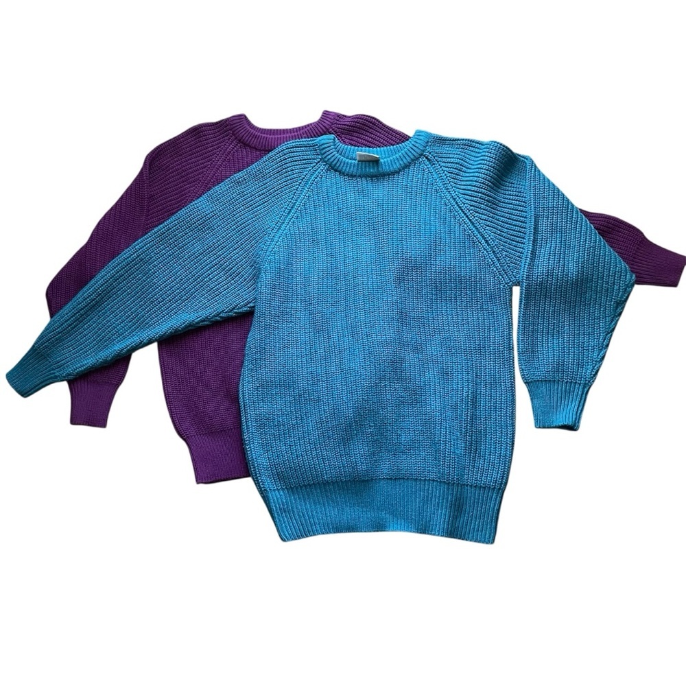 Vintage Mervyns Partners Knit Sweaters Bundle of Two, S